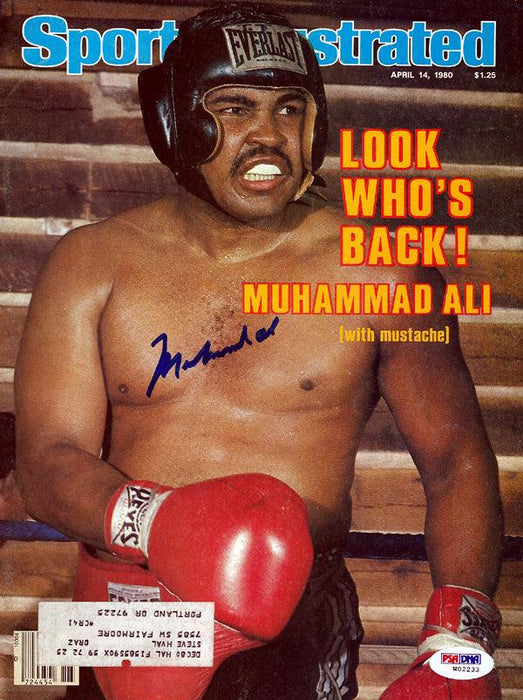 Muhammad Ali Autographed Sports Illustrated Magazine PSA/DNA #W02233 - RSA