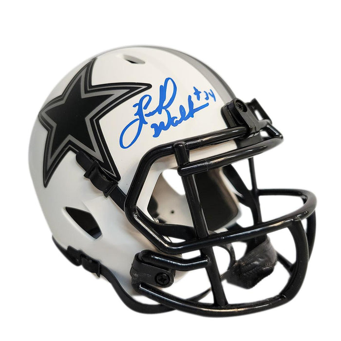 Herschel Walker Signed Dallas Cowboys Lunar Eclipse Speed Mini Replica Football Helmet (Beckett) - RSA