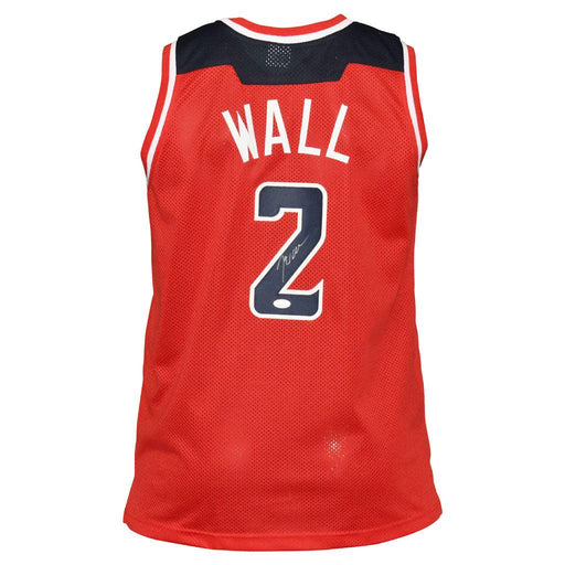 John Wall Signed Washington Red Basketball Jersey (JSA) - RSA