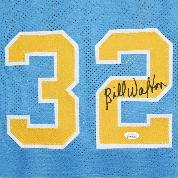 Bill Walton Signed UCLA Blue Basketball Jersey (JSA) - RSA