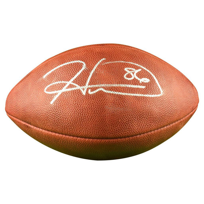 Hines Ward Signed Super Bowl XLIII Authentic Wilson The Duke Leather NFL Football (JSA) - RSA
