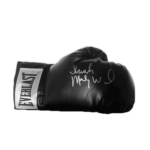Irish Micky Ward Autographed Black Boxing Glove JSA — RSA