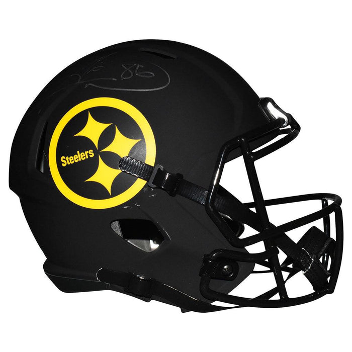 Hines Ward Signed Pittsburgh Steelers Eclipse Speed Full-Size Replica Football Helmet (JSA) - RSA
