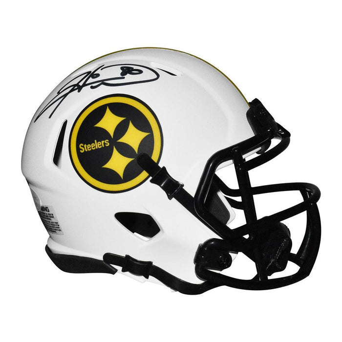 Hines Ward Signed Pittsburgh Steelers Lunar Eclipse Speed Mini Football Helmet (JSA) - RSA