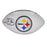 Hines Ward Signed Pittsburgh Steelers Official NFL Team Logo Football (JSA) - RSA