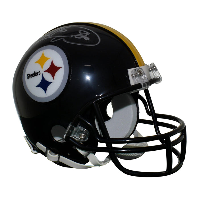 Hines Ward Signed Pittsburgh Steelers Mini Football Helmet (Beckett) - RSA