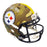 TJ Watt Signed Pittsburgh Steelers Camo Speed Mini Football Helmet (Beckett) - RSA