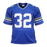 Ricky Watters Autographed Pro Style Football Jersey Blue (JSA) - RSA
