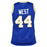 Jerry West Signed West Virginia College Blue Basketball Jersey (JSA) - RSA