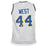 Jerry West Signed West Virginia College White Basketball Jersey (JSA) - RSA