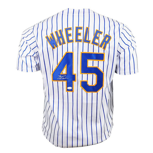 Zack Wheeler Signed New York Pinstripe Baseball Jersey (JSA) - RSA