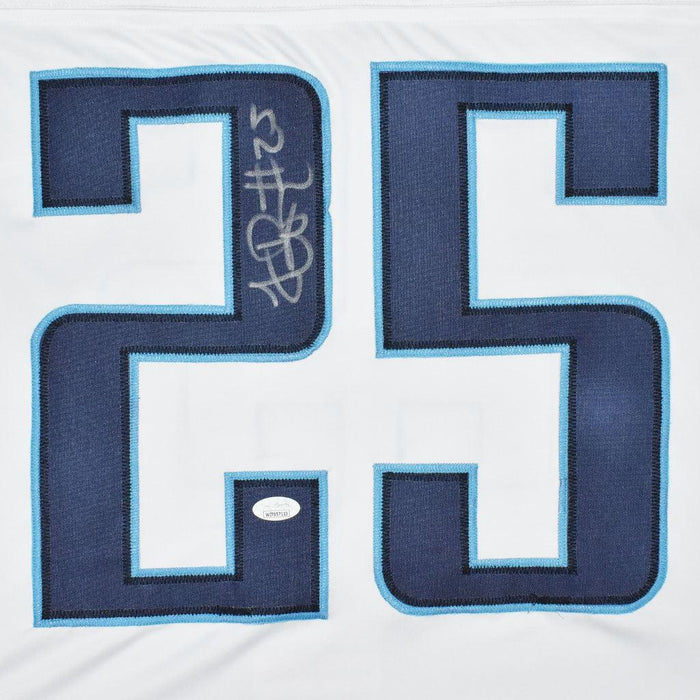 LenDale White Signed Tennessee Pro White Football Jersey (JSA) - RSA