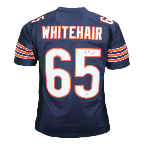 Cody Whitehair Autographed Pro Style Football Jersey Blue (Beckett) - RSA
