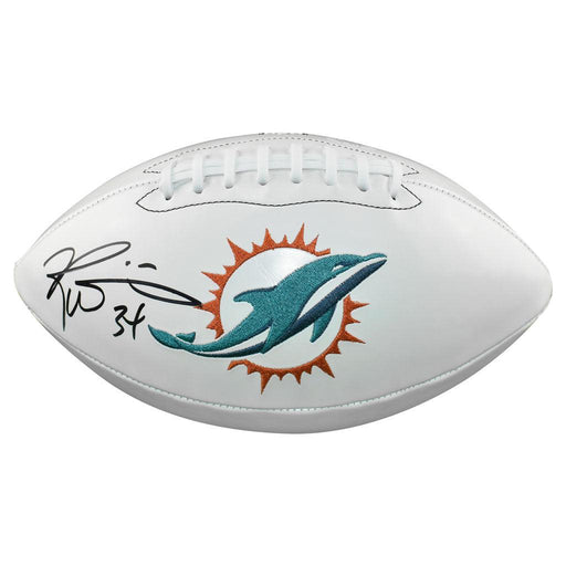 Ricky Williams Signed Miami Dolphins Official NFL Team Logo Football (JSA) - RSA