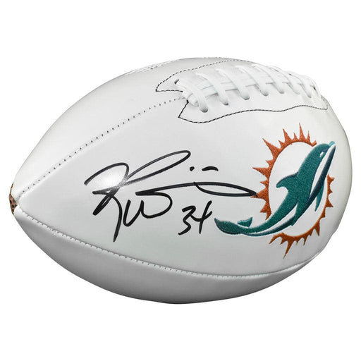 Ricky Williams Signed Miami Dolphins Official NFL Team Logo Football (JSA) - RSA