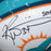 Ricky Williams Signed Miami Dolphins Full-Size Replica Football Helmet (JSA) - RSA
