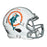 Ricky Williams Signed Miami Dolphins Mini Speed White 1974-89 Throwback Football Helmet Orange Ink (JSA) - RSA