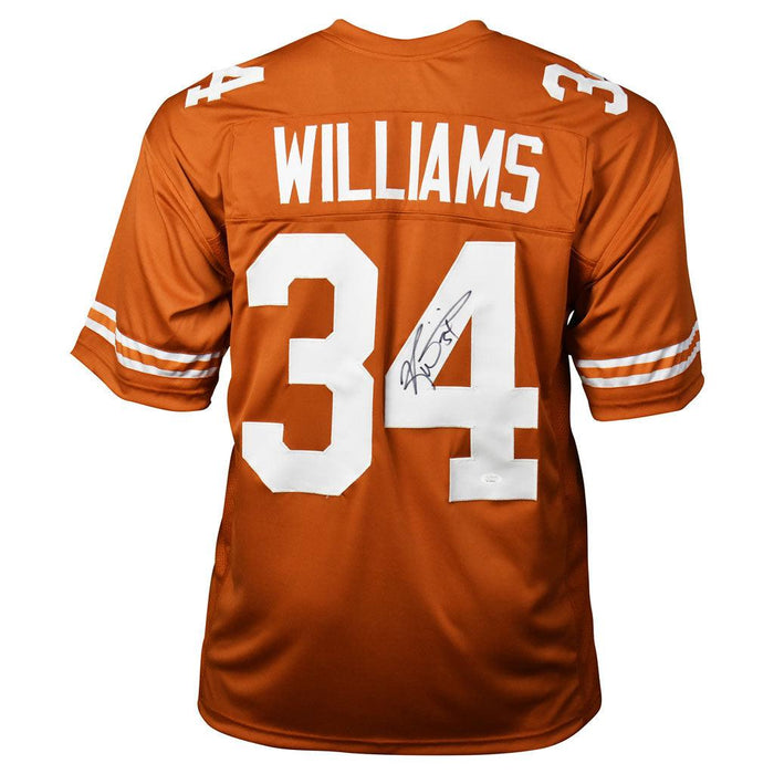 Ricky Williams Signed Texas College Orange Football Jersey (JSA) - RSA