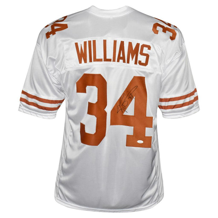 Ricky Williams Signed Texas College White Football Jersey (JSA) - RSA