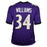 Ricky Williams Signed Baltimore Pro Purple Football Jersey (JSA) - RSA