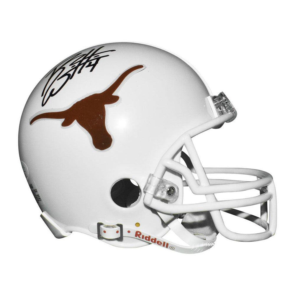 Roy Williams Signed Texas Longhorn Mini Replica White Football Helmet (JSA) - RSA