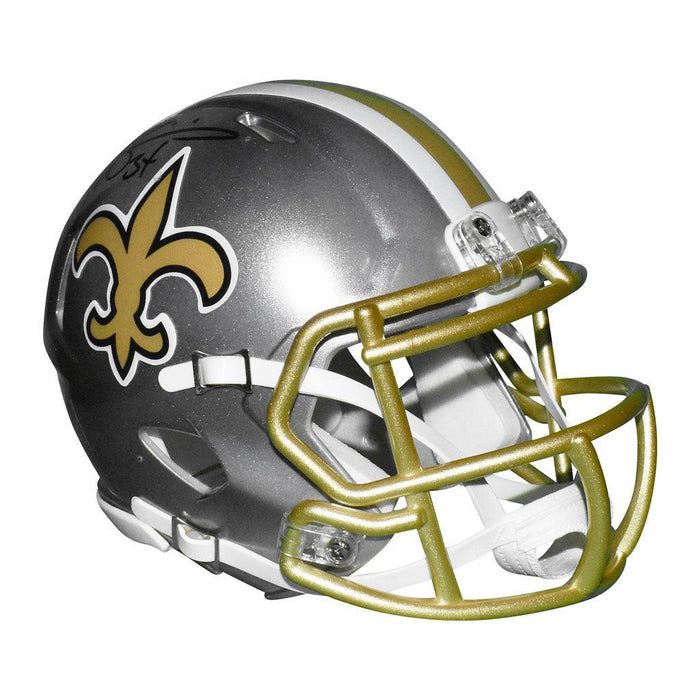Ricky Williams Signed New Orleans Saints Flash Speed Mini Replica Football Helmet (JSA) - RSA