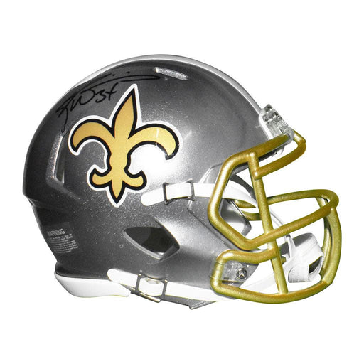 Ricky Williams Signed New Orleans Saints Flash Speed Mini Replica Football Helmet (JSA) - RSA
