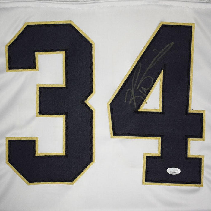 Ricky Williams Signed New Orleans Pro White Football Jersey (JSA) - RSA