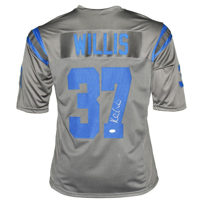 Khari Willis Signed Indianapolis Grey Football Jersey (JSA) - RSA