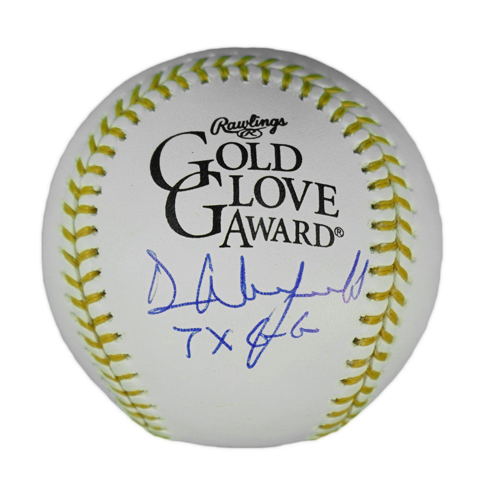Dave Winfield Signed 7x Gold Glove Inscription Official Major League Gold Glove Baseball (JSA) - RSA