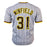 Dave Winfield Signed San Diego Pinstripe Grey Baseball Jersey (JSA) - RSA