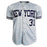 Dave Winfield Signed Stats Inscription New York Grey Baseball Jersey (JSA) - RSA