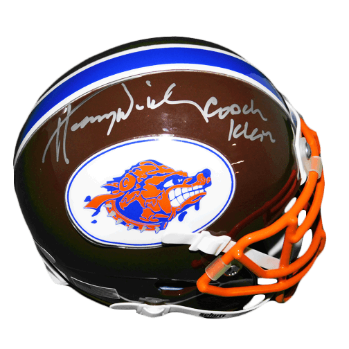 Henry Winkler / Coach Klein Signed Mini Helmet (JSA) - RSA