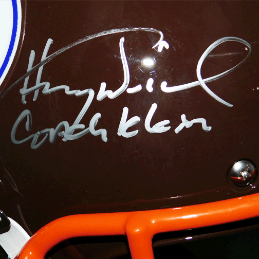 Henry Winkler/Coach Klein Signed Full-Size Helmet (JSA) - RSA