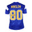 Kellen Winslow Signed Pro-Edition Blue Football Jersey (JSA) HOF '95 Inscription - RSA