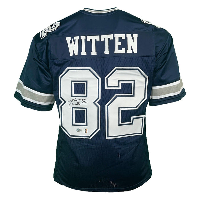 Jason Witten Signed Dallas Pro Blue Football Jersey (Beckett ) - RSA