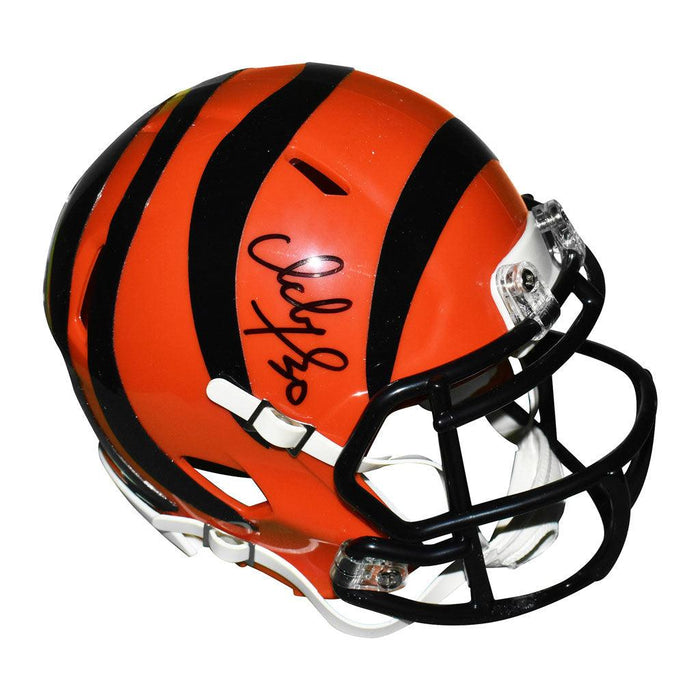 Ickey Woods Signed Cincinnati Bengals Speed Mini Replica Football Helmet (JSA) - RSA