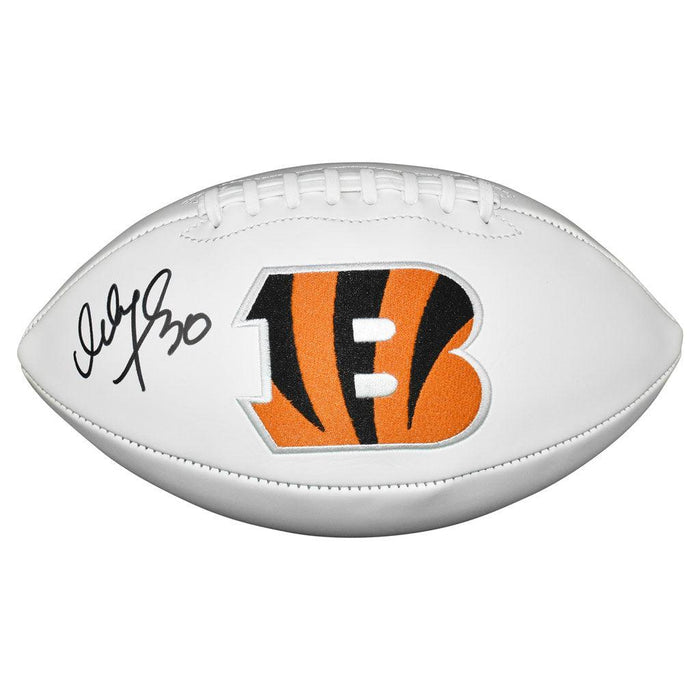 Ickey Woods Signed Cincinnati Bengals Official NFL Team Logo Football (JSA) - RSA