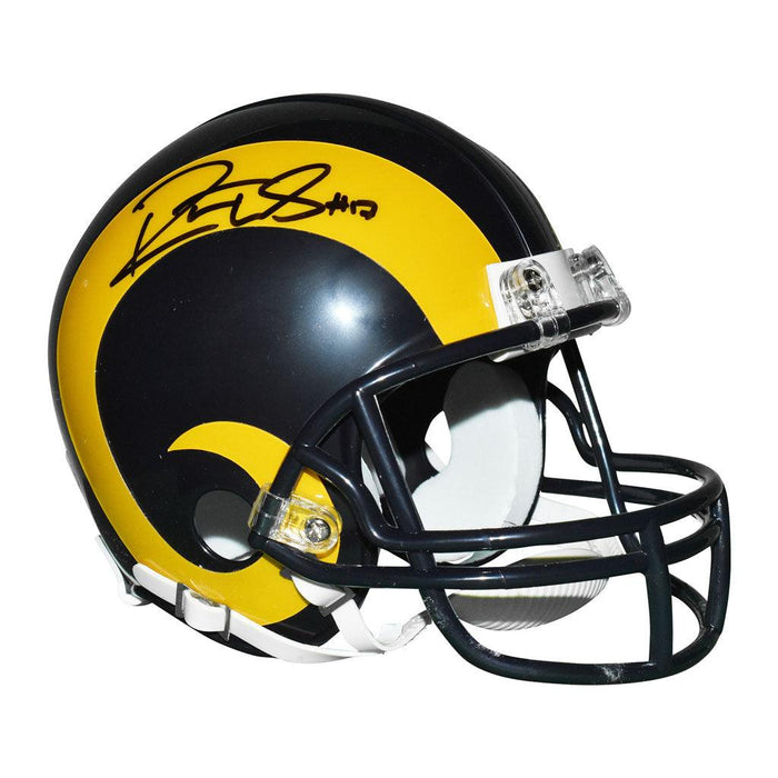 Robert Woods Signed Los Angeles Rams Mini 2000-11 Throwback Football Helmet (PSA) - RSA