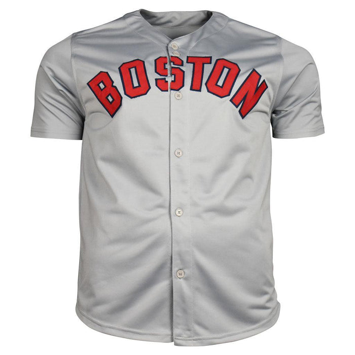 Kevin Youkilis Signed Boston Grey Baseball Jersey (JSA) - RSA