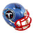 Vince Young Signed Tennessee Titans Flash Speed Mini Replica Football Helmet (JSA) - RSA