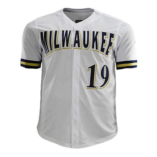 Robin Yount Signed Milwaukee White Baseball Jersey (JSA) - RSA