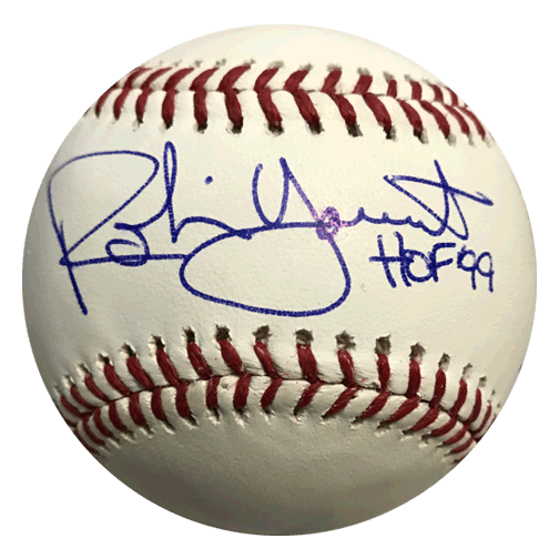 Robin Yount Autographed Official Major League Baseball (JSA) HOF Inscription - RSA