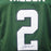 Zach Wilson Signed New York Green Football Jersey (JSA) - RSA
